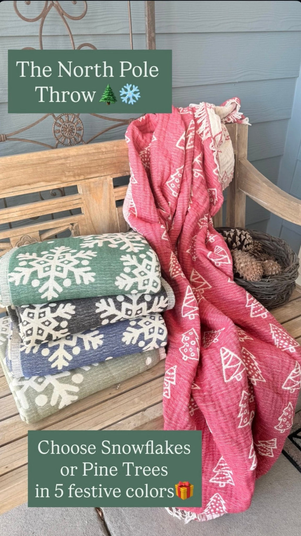 North Pole Throw - SolWoven